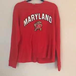 University of Maryland thermal shirt